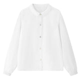 Coco Blanc Girls White Shirt