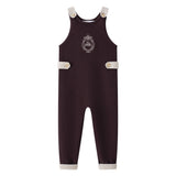 Coco Blanc Long Knit Romper Burgundy