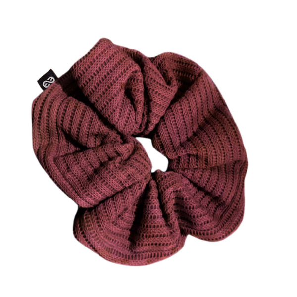 Knot Hairbands Sweater Scrunchie // Burgundy