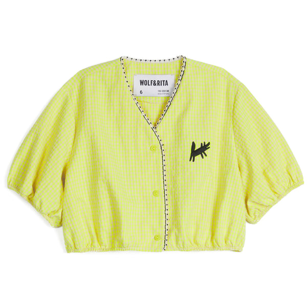 Wolf & Rita Girl Blouse Lia Woven Fluor