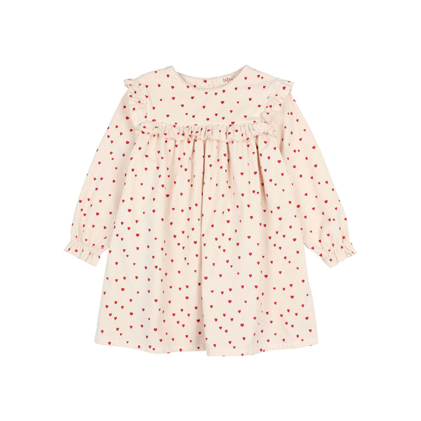 Buho Mini Cuore Dress Cream Pink