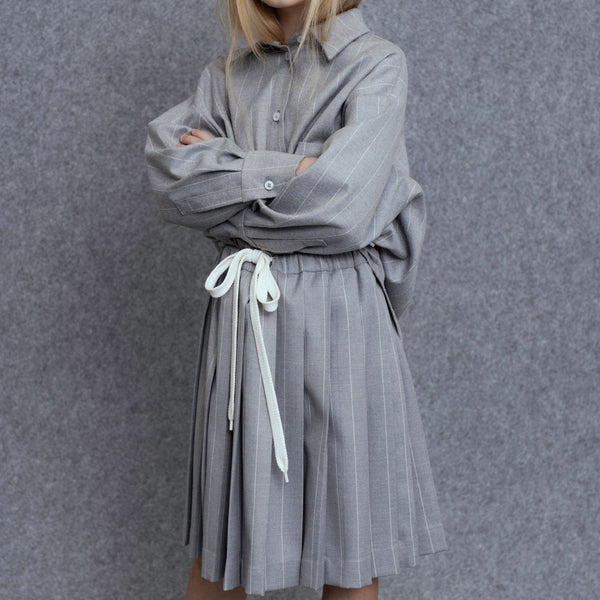 Unlabel Ara Skirt Grey Stripes