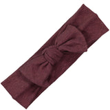 Knot Hairbands Jersey Headwrap // Wine