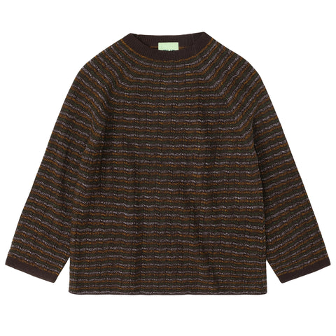 Fub Highneck Crew Mocca Melange