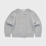 Louisiella Obrine Knit Cardigan Pale Blue