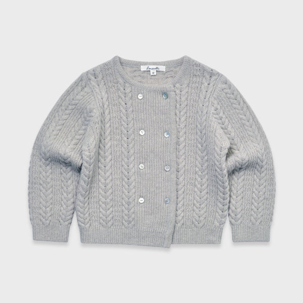 Louisiella Obrine Knit Cardigan Pale Blue