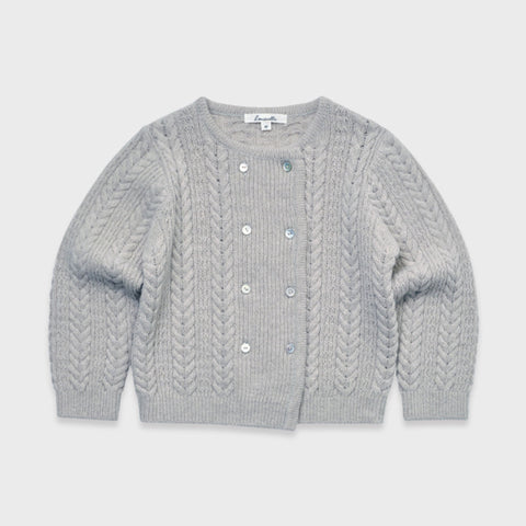 Louisiella Obrine Knit Cardigan Pale Blue