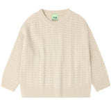 Fub Structure Sweater Ecru