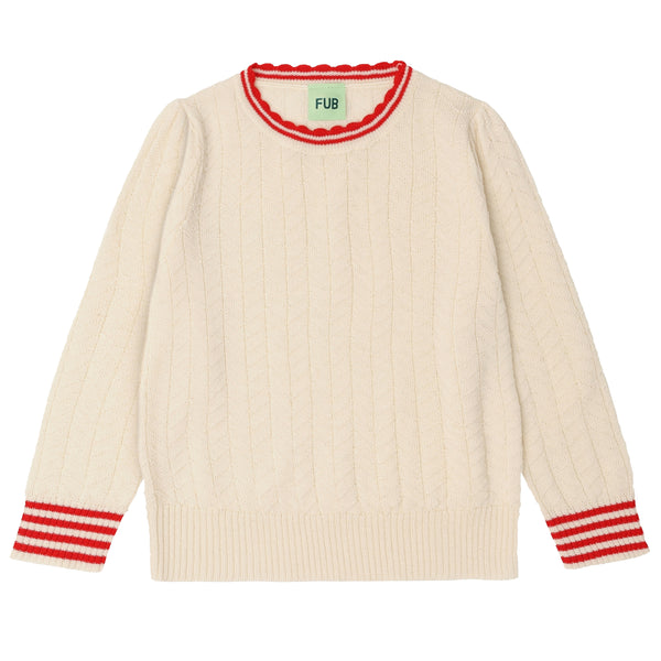 Fub Zigzag Blouse Ecru