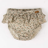 Popelin Floral Print Double Frill Culotte