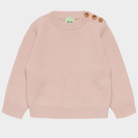 FUB Baby Rib Jumper Pale Rose