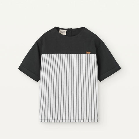 Popelin Striped Yoke Shirt