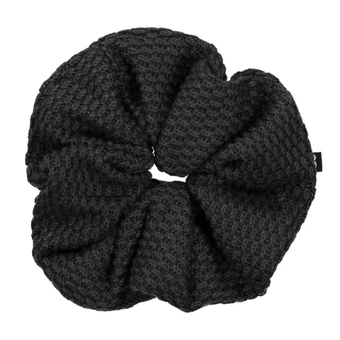 Knot Hairbands Knitted Scrunchie // Black
