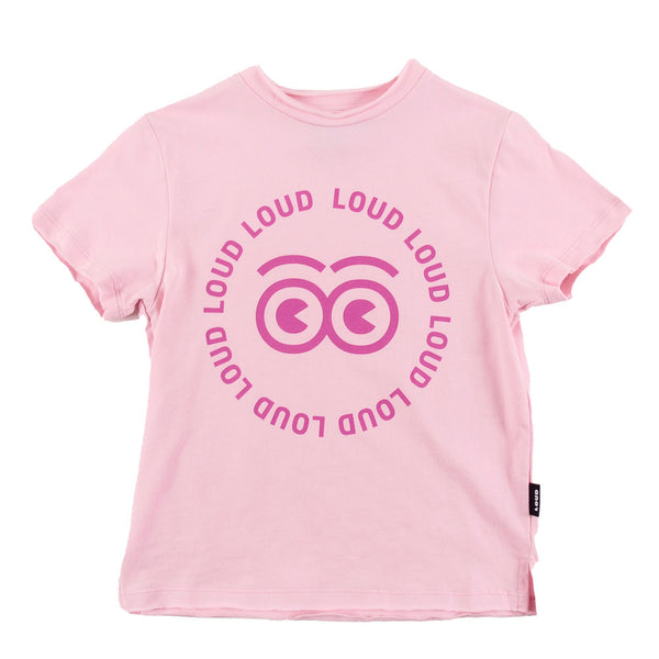 Loud Apparel Profumo T-Shirt Relaxed Fit Soft Pink/Rose Print