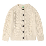 Fub Aran Cardigan Ecru