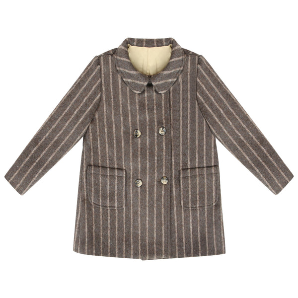 Coco Blanc Double Breasted Coat Mocha