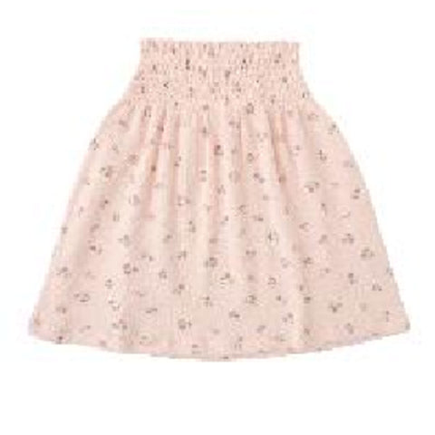 Tocoto Vintage Flower Printed Terry Short Skirt Lilac