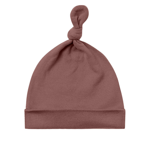 Quincy Mae Knotted Baby Hat || Plum