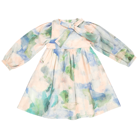 Bebe Organic Alyssa Dress Watercolor