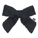 Knot Hairbands Knitted Bow Clip // Black