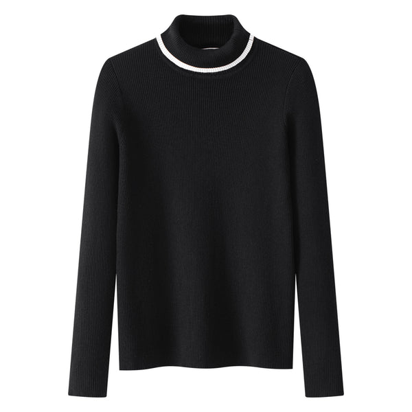 Coco Blanc Ribbed Turtle Black