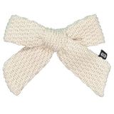 Knot Hairbands Knitted Bow Clip // Cream
