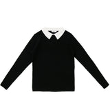 Coco Blanc Collared Sweater Black
