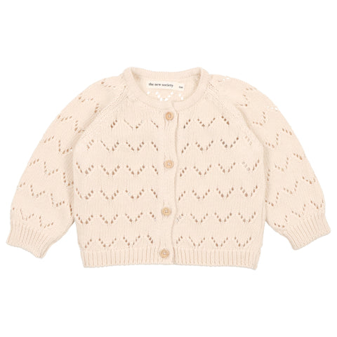 The New Society Franklin Baby Cardigan Natural