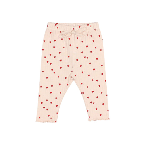 Buho BB Mini Cuore Legging Cream Pink