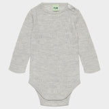 FUB Baby Pointelle Body Light Grey Melange