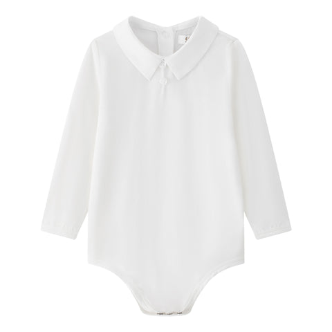 Coco Blanc Peter Pan Onesie White