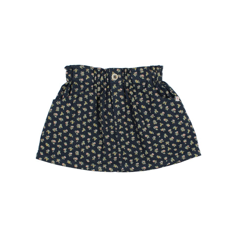 Buho Cottage Midi Skirt Navy