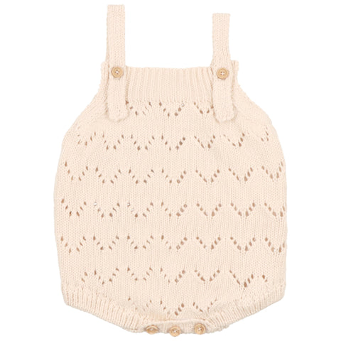 The New Society Franklin Baby Romper Natural