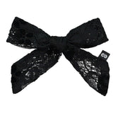 Knot Hairbands Lace Petite Bow // Black