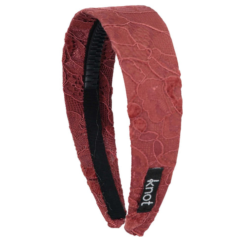 Knot Hairbands Lace Headband // Rose