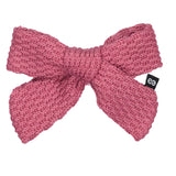 Knot Hairbands Knitted Bow Clip // Berry
