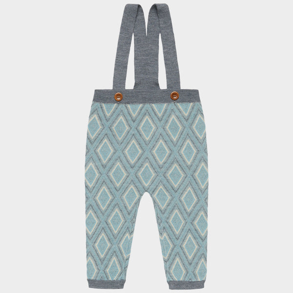 FUB Baby Harlekin Overalls Steel