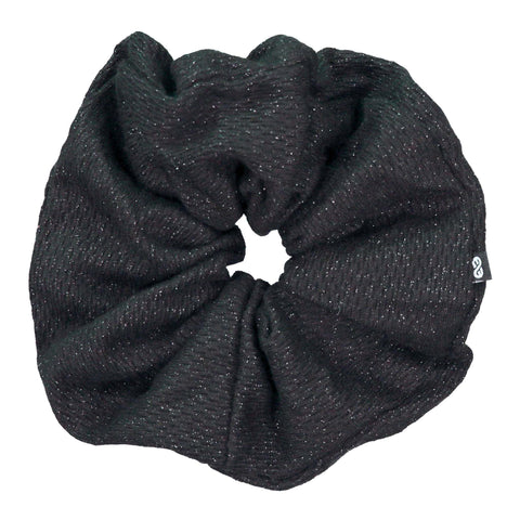 Knot Hairbands Metallic Scrunchie // Black