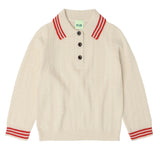 Fub Zigzag Polo Ecru