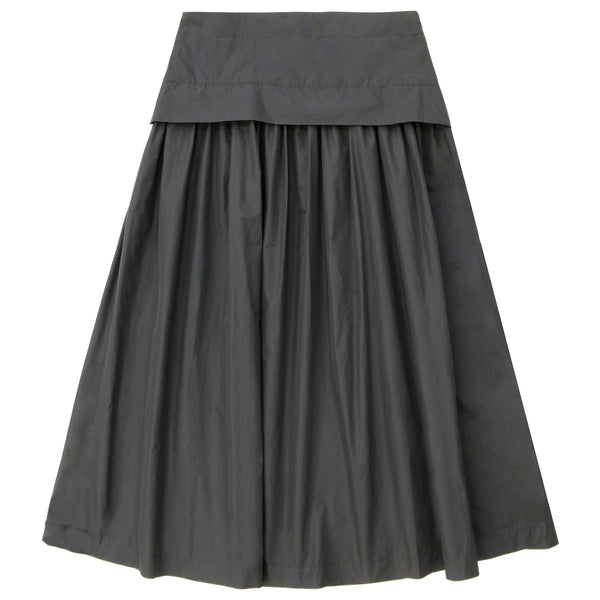 Coco Blanc Tafetta Skirt Black