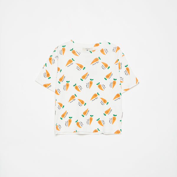 Weekend House Kids Carrots All Over T-Shirt White