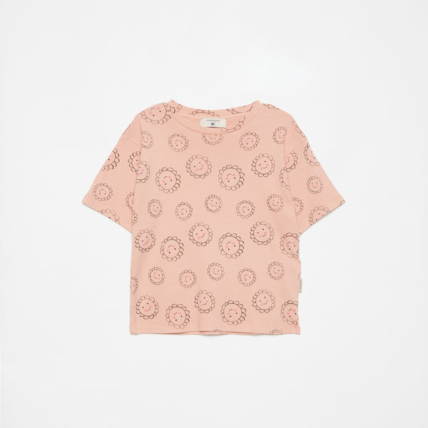 Weekend House Kids Flowers All Over T-Shirt Pink