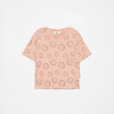 Weekend House Kids Flowers All Over T-Shirt Pink