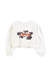 LOUD Apparel Cropped Sweater – Flower Print