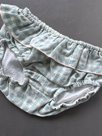 Buho BB Gingham Ruffle Bloomer by Búho Barcelona