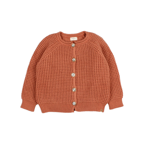 Buho Soft Knit Cardigan Terracota