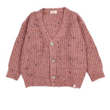 BUHO BOTONATO CARDIGAN PEONY
