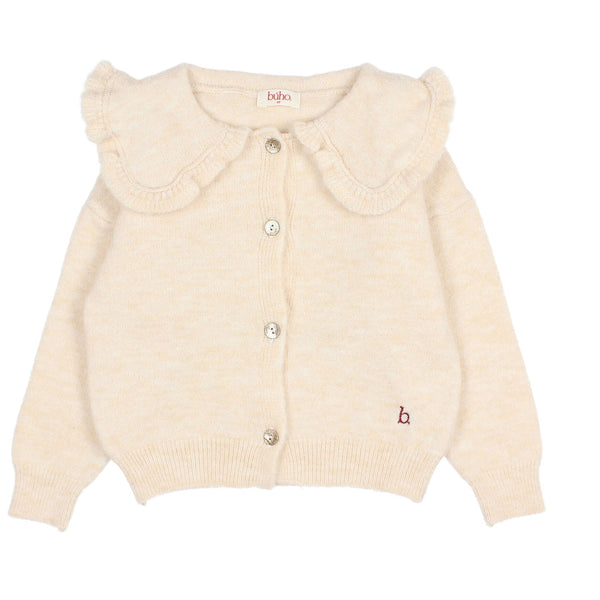 Buho Girly Cardigan Ecru
