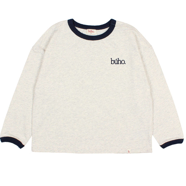 Buho Melange T-Shirt Navy
