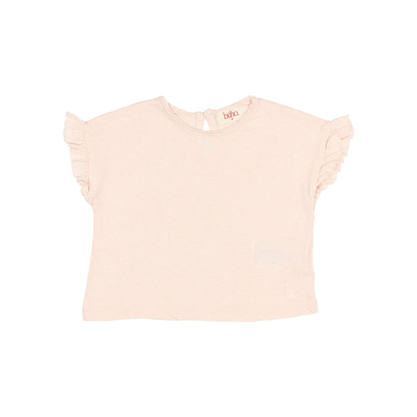 Buho BB Linen Girly T-Shirt Cream Pink